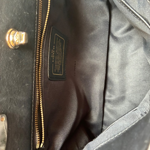 Coach Gramercy Satchel in Black Leather - Picture 12 of 14